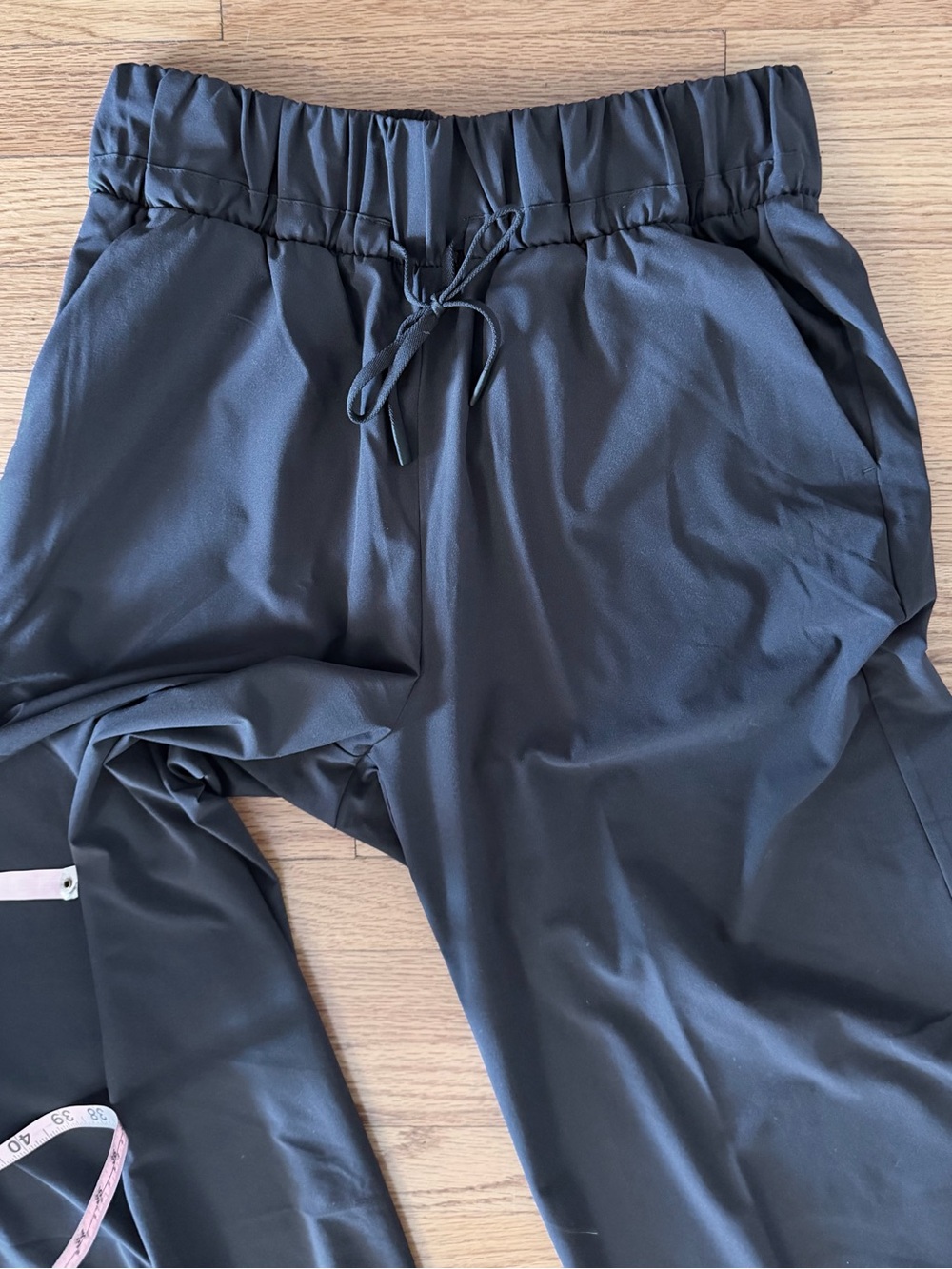 all in motion Black Wide Leg Athletic Pants with Drawstring Waist - Picture 8 of 11